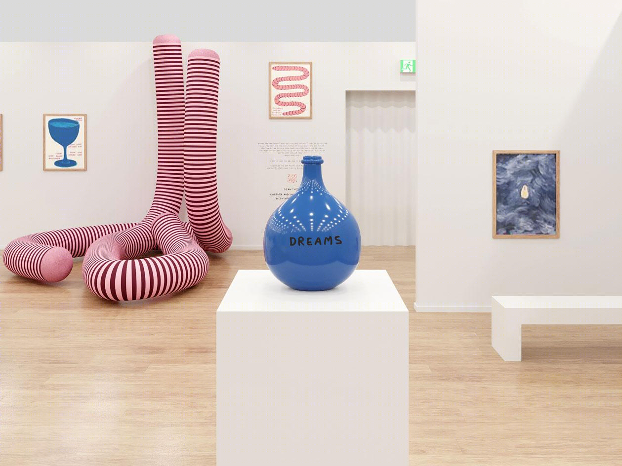 David Shrigley 的“非传统泡泡”艺术展 | 融入 Ruinart 香槟的幽默与创意-27