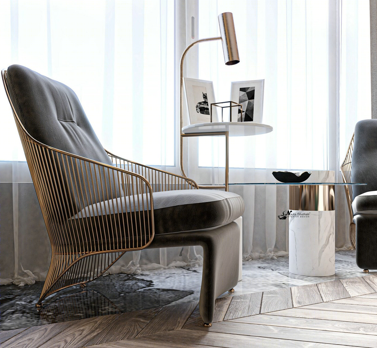 Nada Shehab 打造轻奢质感空间-22