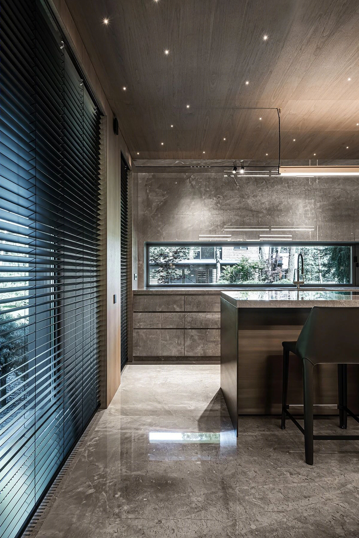 YODEZEEN Architects 打造 450㎡轻奢大宅,高级感十足-17