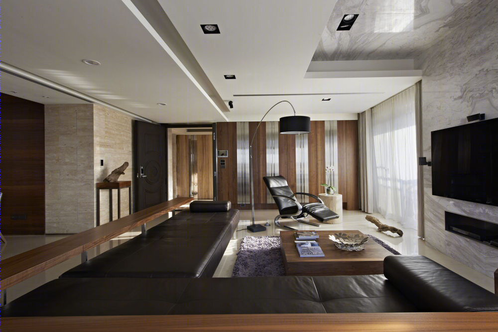 新台市金融业者豪华顶层公寓室内设计-13