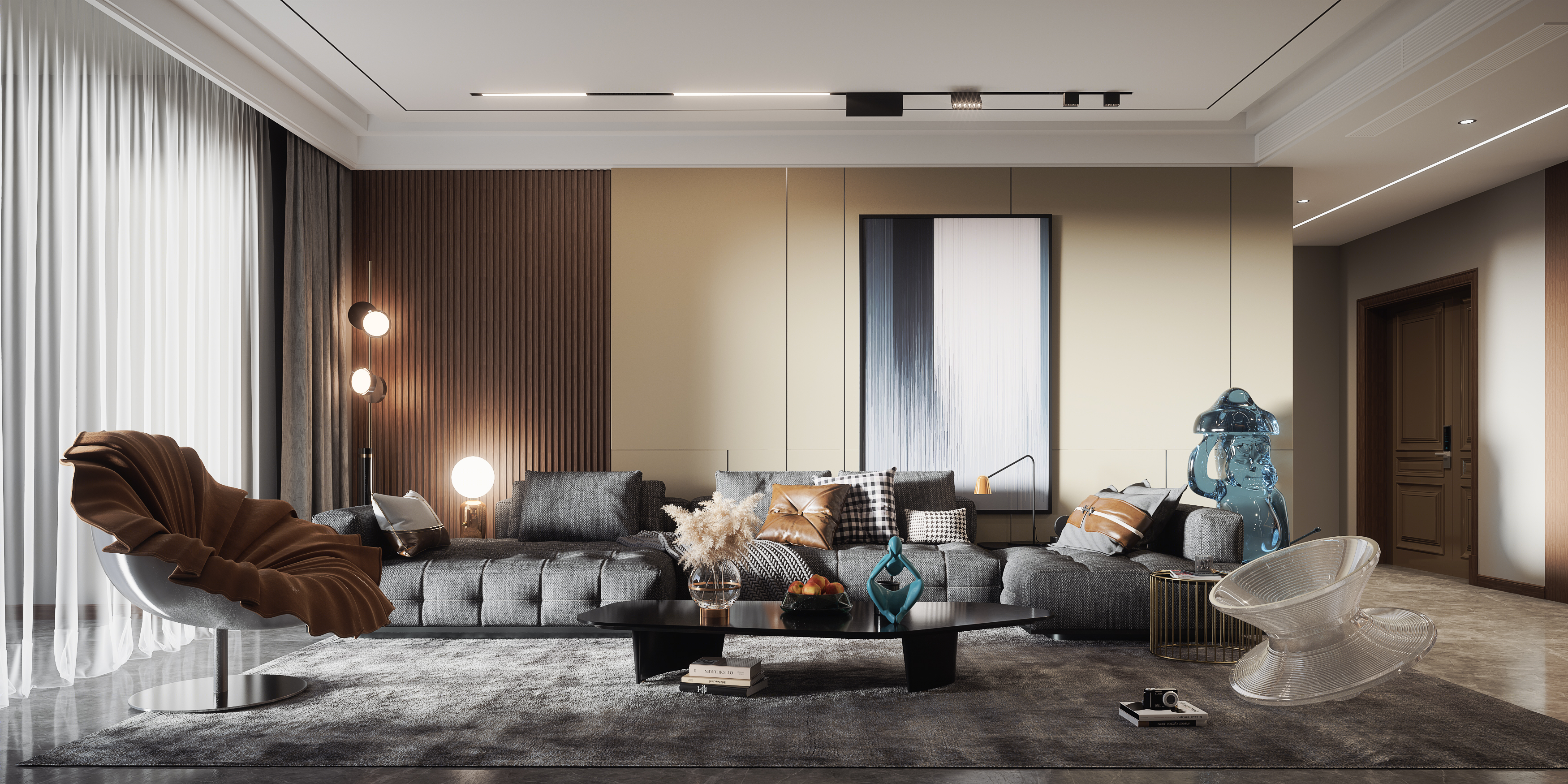 现代平层设计典范 | 知名设计师打造舒适家居-3