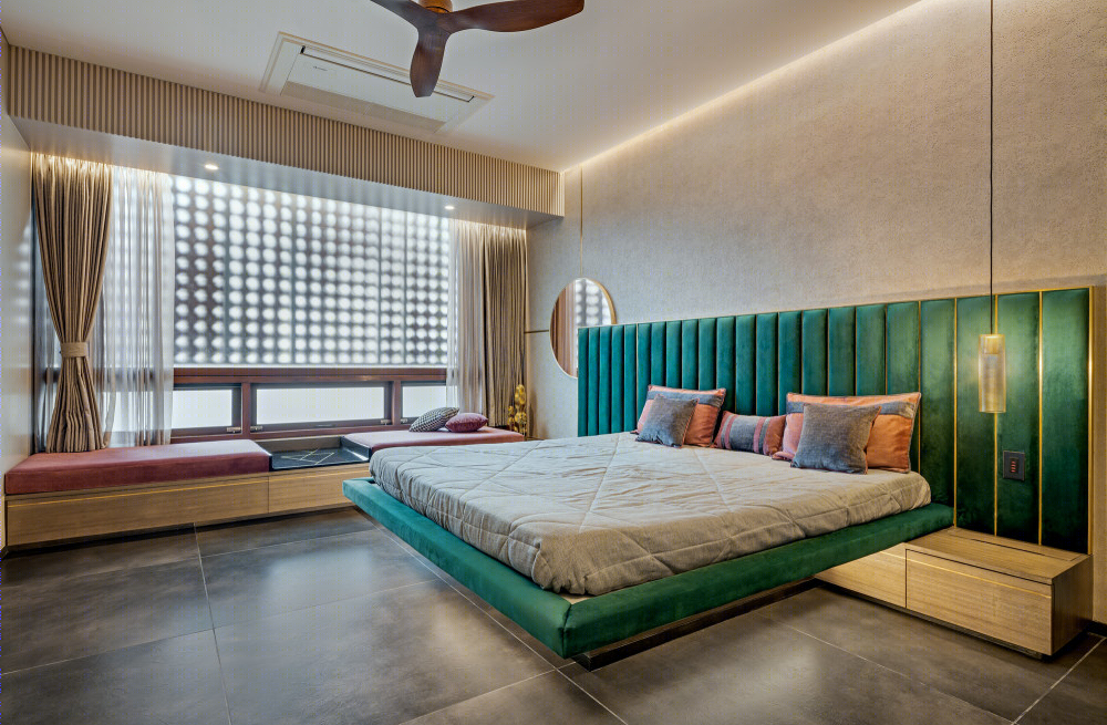 班加罗尔“隐身”三角住宅设计-14