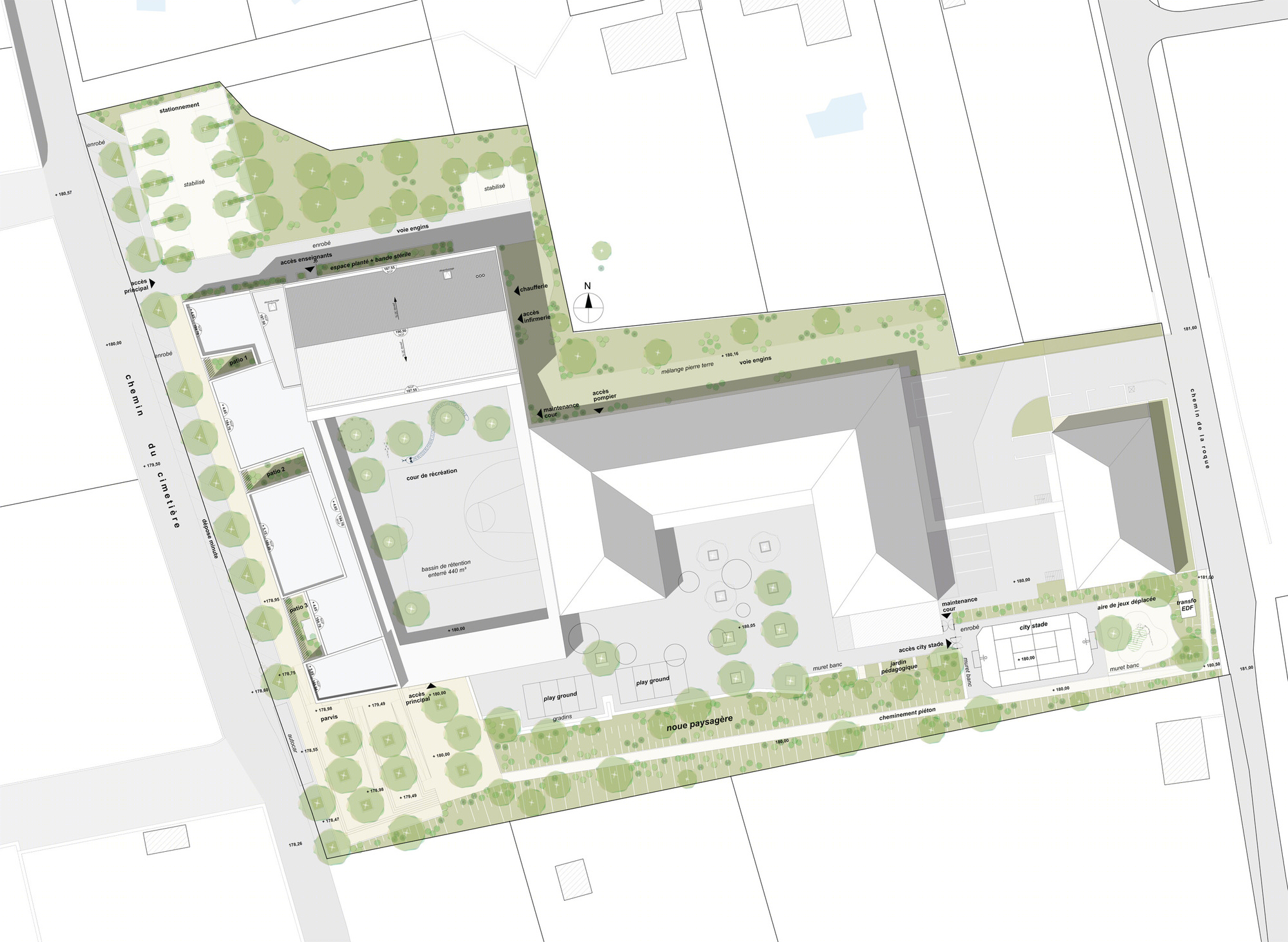 法国 Cuges-les-Pins 的 Molina 学校扩建与翻新-33