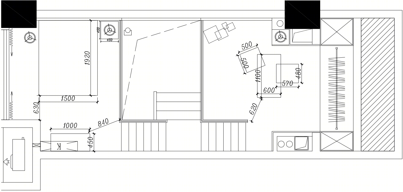 Tiffany 蓝主题 LOFT 公寓丨纱纱优家空间设计-34