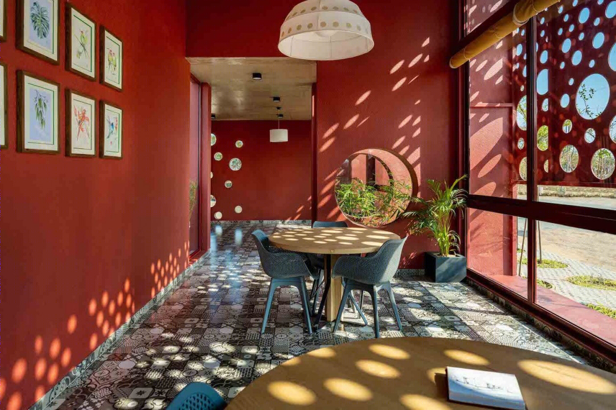 印度艾哈迈达巴德的工地办公室-6