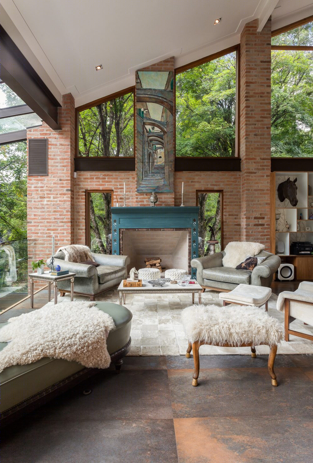 巴西山林间湖景与现代建筑的完美融合-27