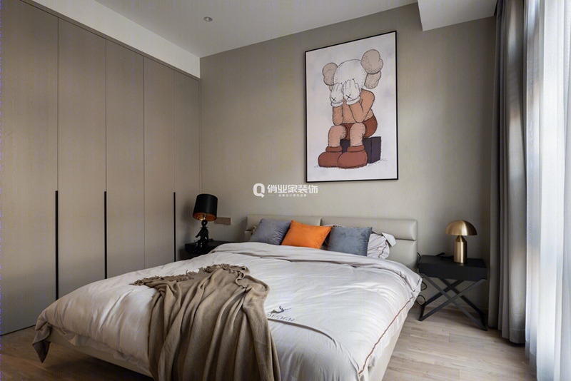 重庆都铎庄园联排中户现代混搭风格装修设计案例作品-11