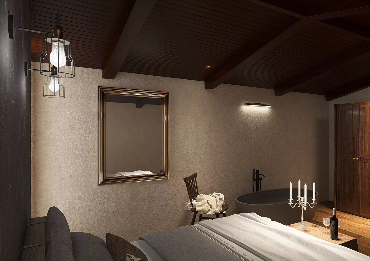 Anastasiya Gushchina丨酒店丨2021_CASTRUM ALPHERI | spread out hotels bedroom-1