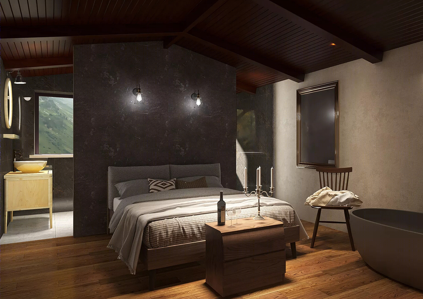 Anastasiya Gushchina丨酒店丨2021_CASTRUM ALPHERI | spread out hotels bedroom-0