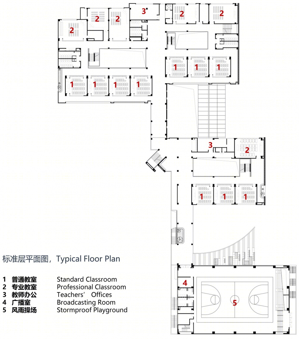 杭州师范大学附属竞潮小学及幼儿园丨中国杭州丨UA尤安设计-78