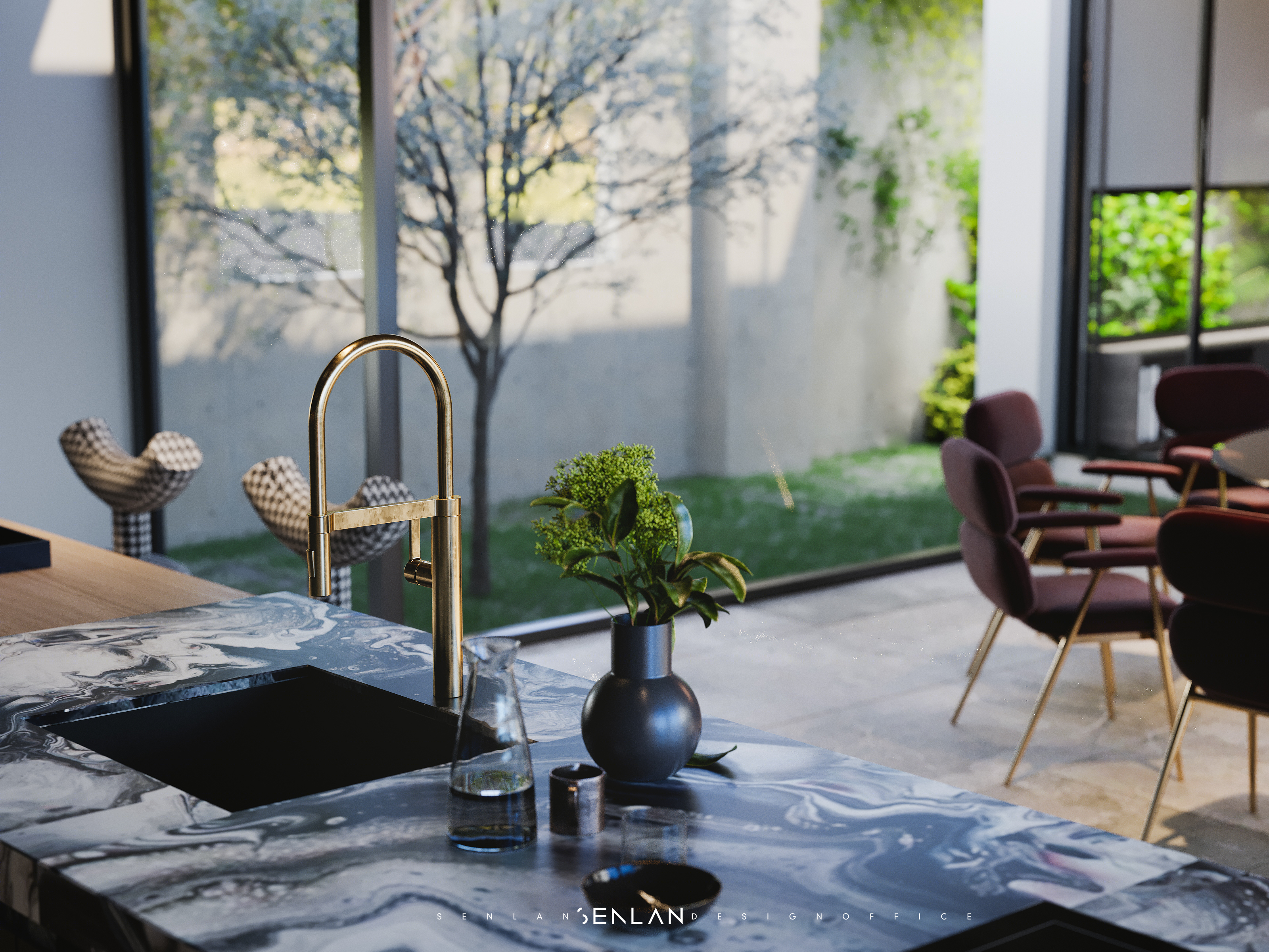 融合自然元素的现代城市住宅设计-16