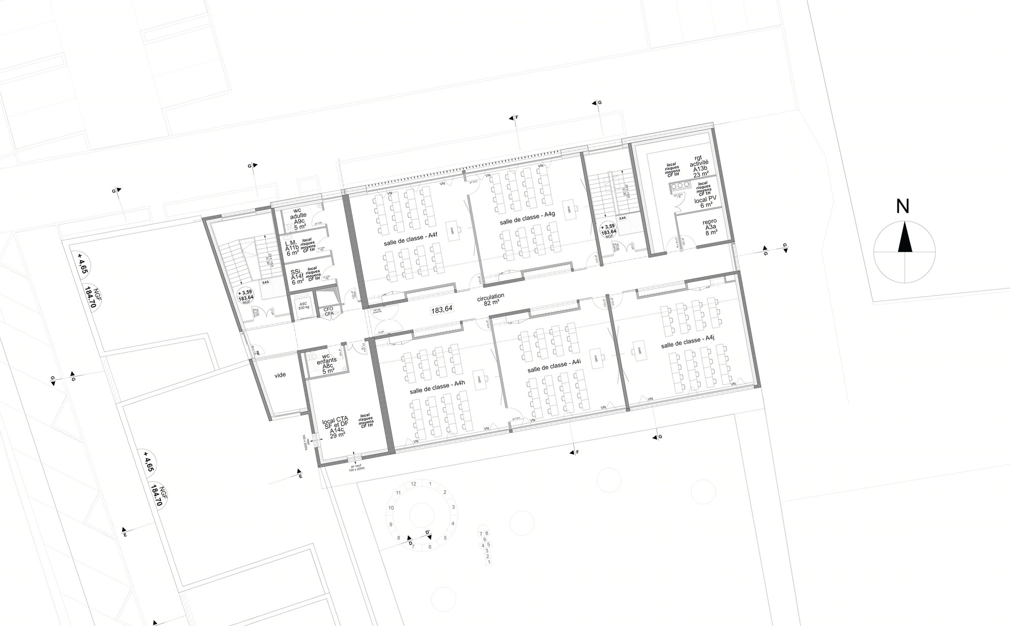 法国 Cuges-les-Pins 的 Molina 学校扩建与翻新-34