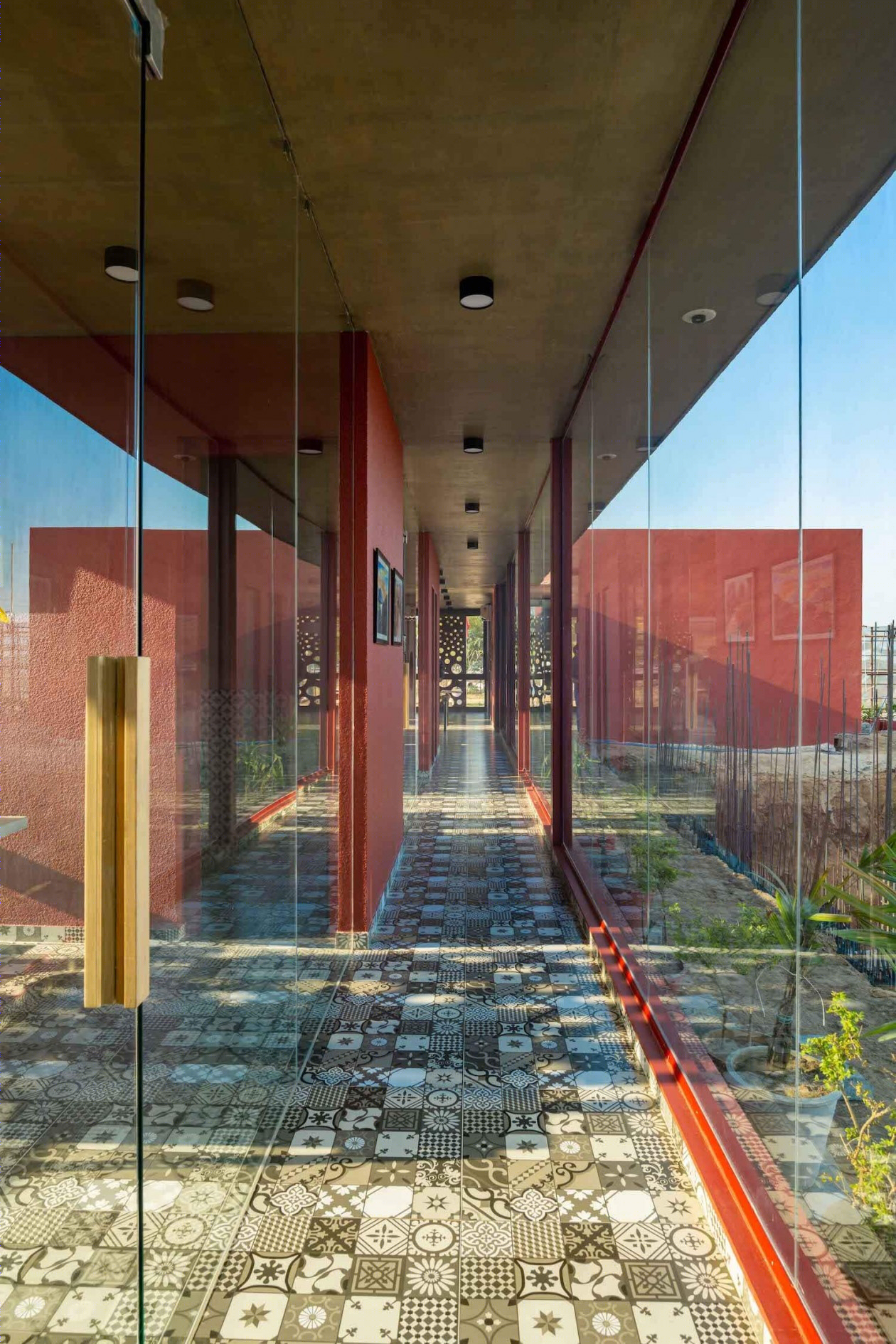 印度艾哈迈达巴德的工地办公室-10