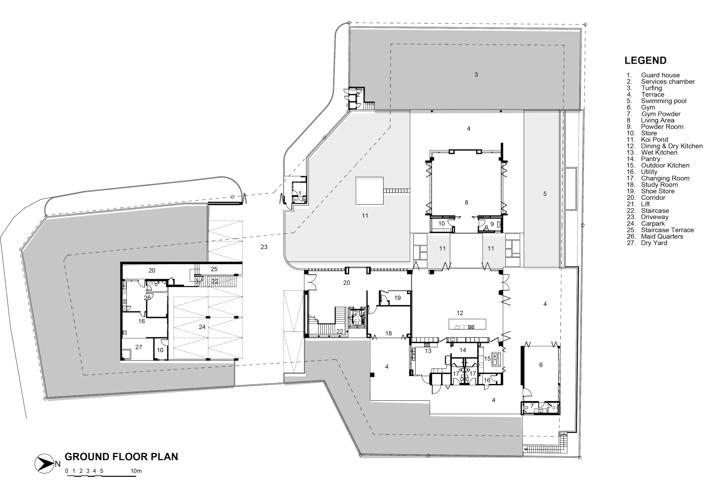 热带建筑新概念 | 马来西亚 House68 私人住宅-62