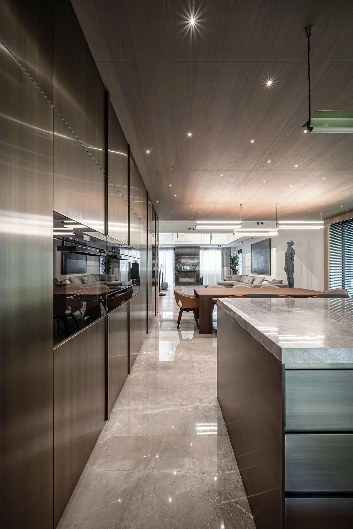 YODEZEEN Architects 打造 450㎡轻奢大宅,高级感十足-22
