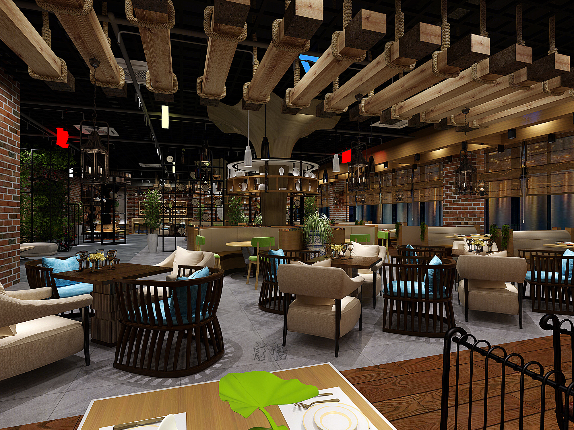 餐饮店效果图赏析                     -1