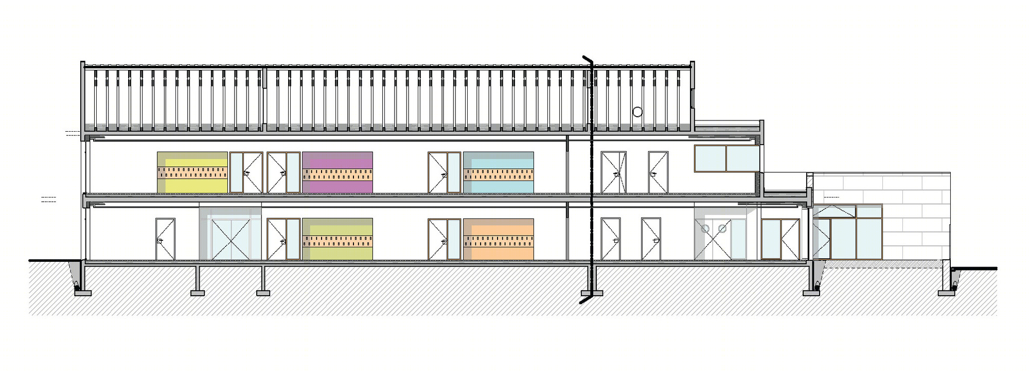 法国 Cuges-les-Pins 的 Molina 学校扩建与翻新-35