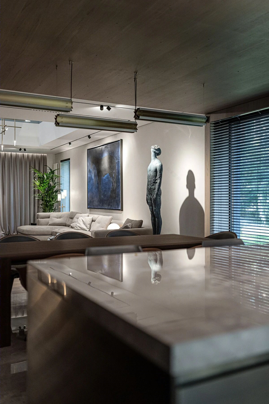 YODEZEEN Architects 打造 450㎡轻奢大宅,高级感十足-24
