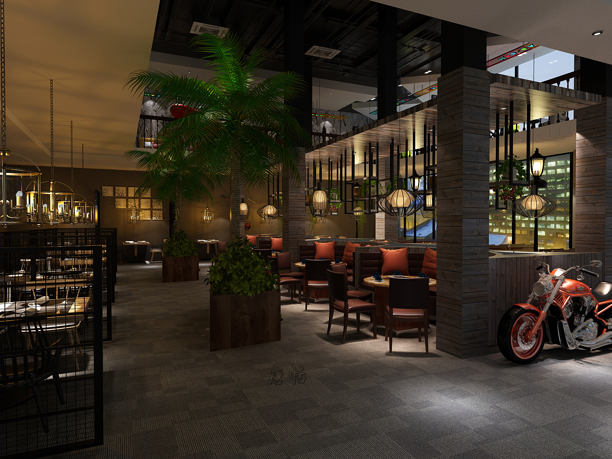 餐饮店效果图赏析                     -4