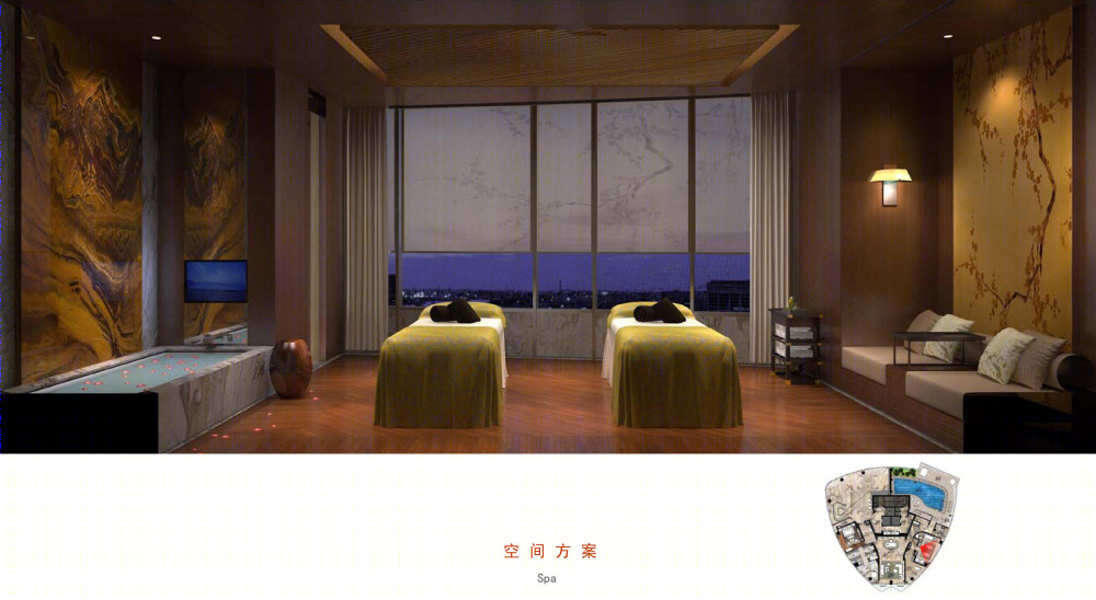 上海万科顶层复式  CAD施工图+PPT软装方案+物料表-5