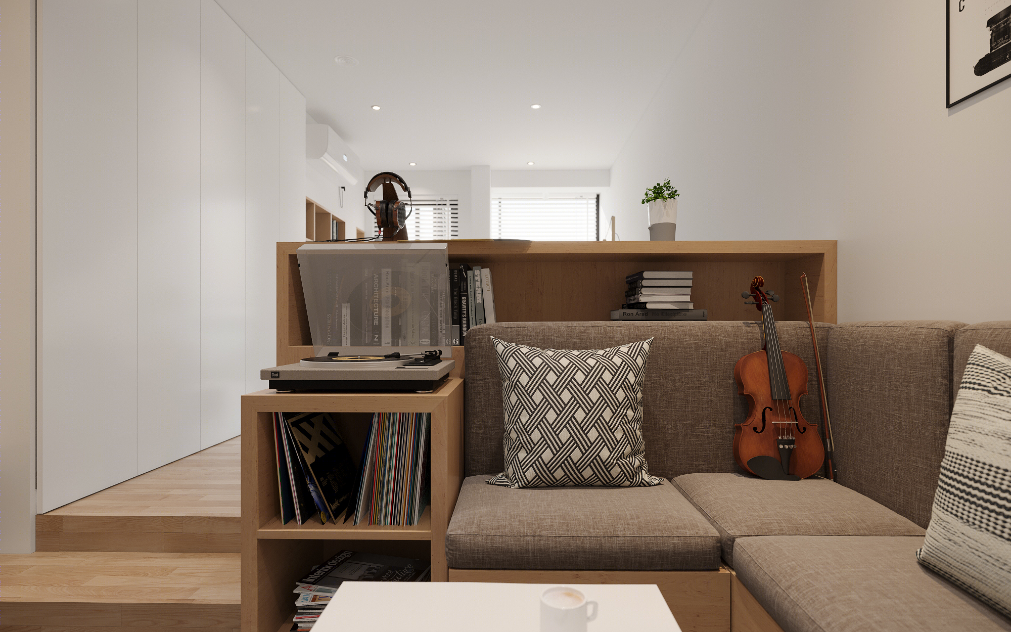 36㎡文艺中性女青年的音乐一字型公寓丨中国福建丨亚特建设,MIC 视觉-15