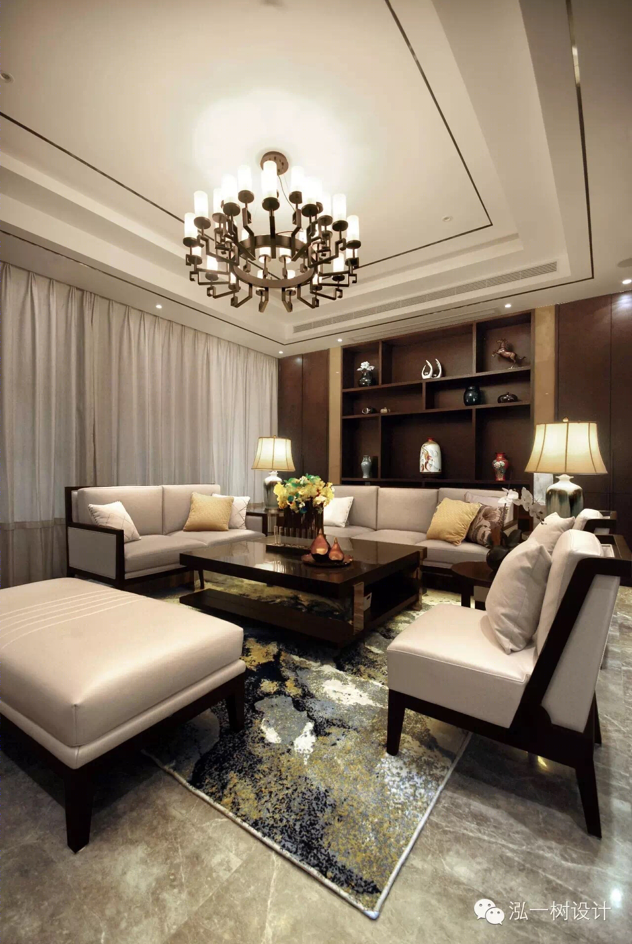 深圳橡木灰调住宅的采光通风设计-6