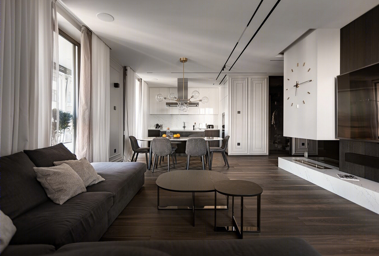 乌克兰基辅 现代风格公寓-1