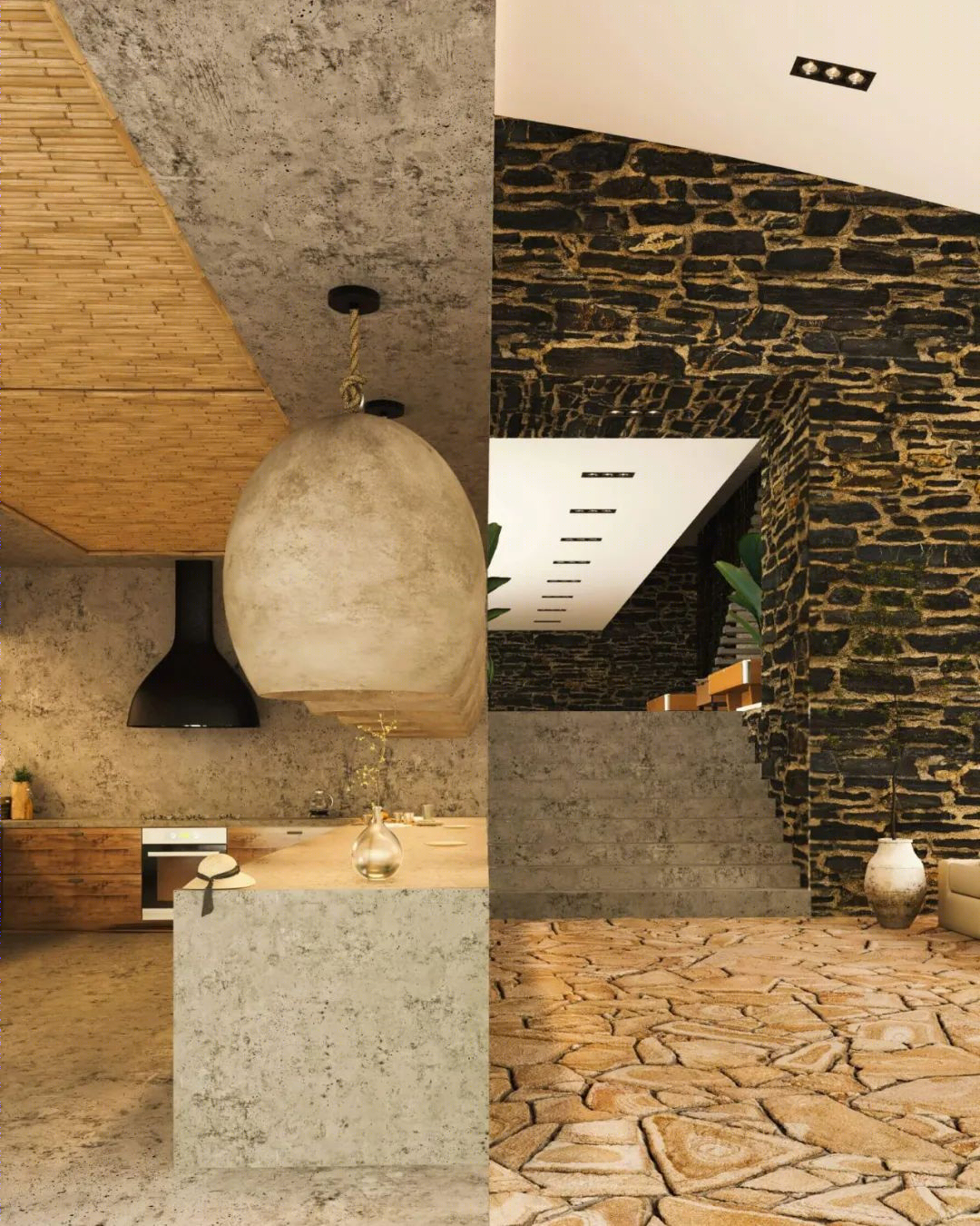 瑞士林地绿色奢华住宅丨伊朗建筑室内设计师 Milad Eshtiguashi-36