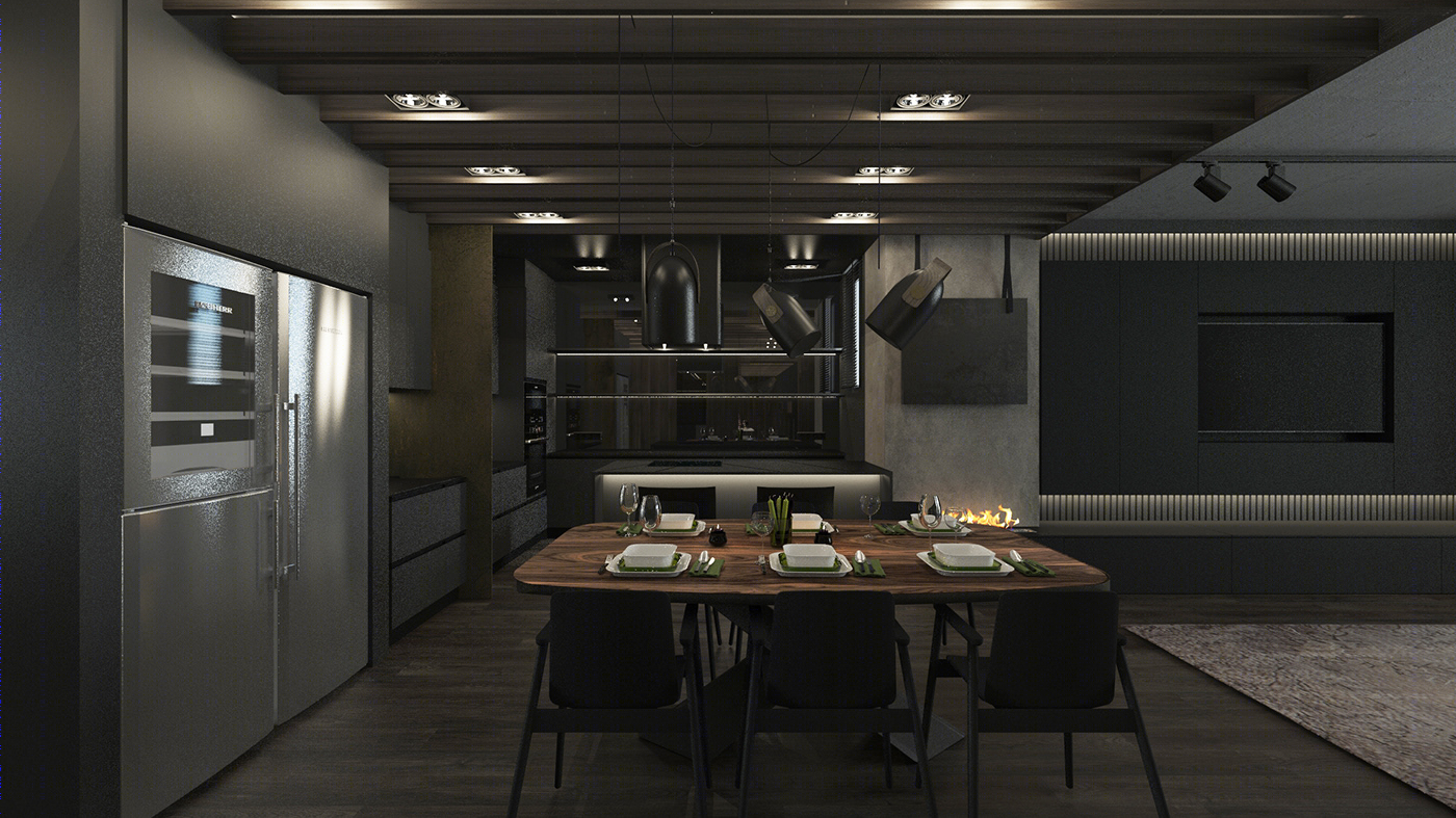 现代简约风公寓设计，舒适与品味的完美融合-4