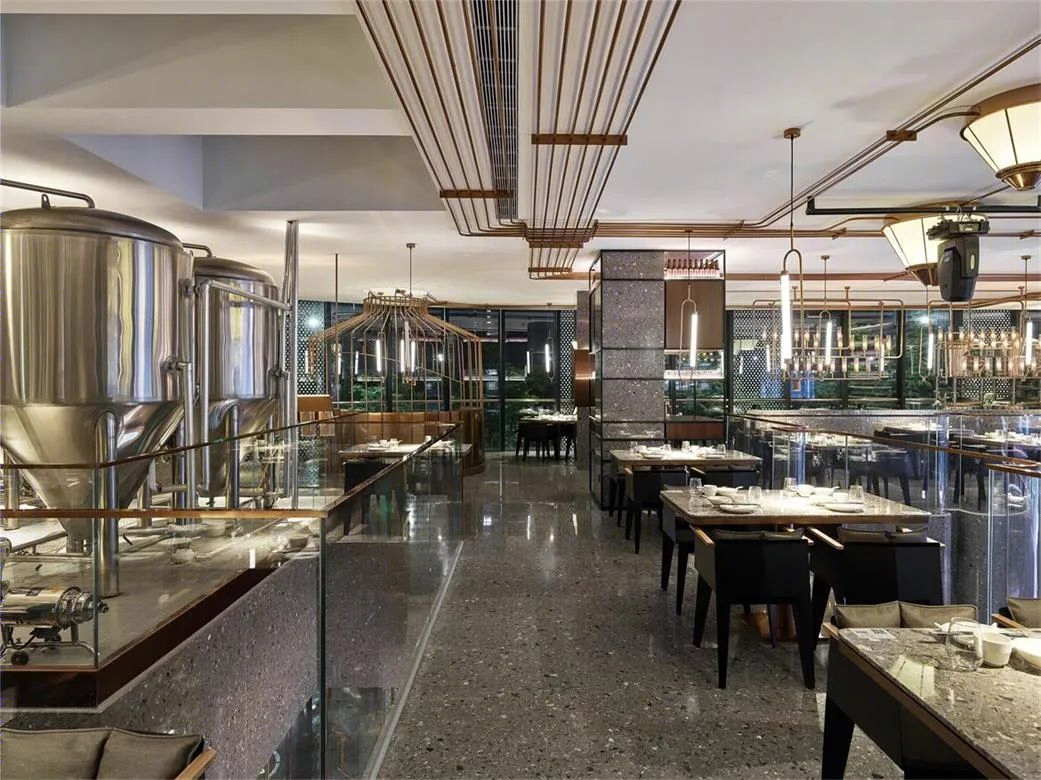 杭州 1500㎡摩登江南精酿音乐餐厅,精酿啤酒与音乐的完美融合-26