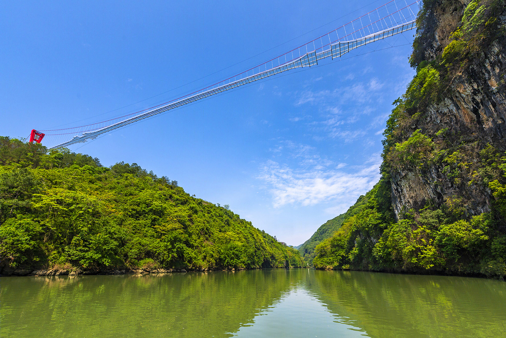 湟川三峡擎天玻璃桥丨中国清远-52