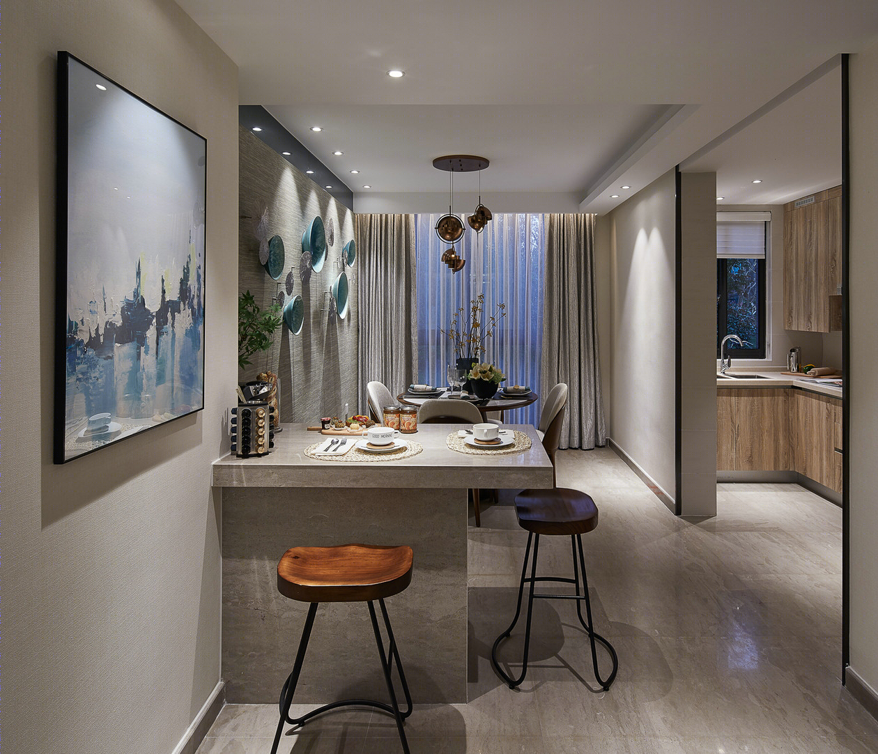 HFS赫富斯建筑设计 | 昆山水月周庄四期D E户型样板房-4