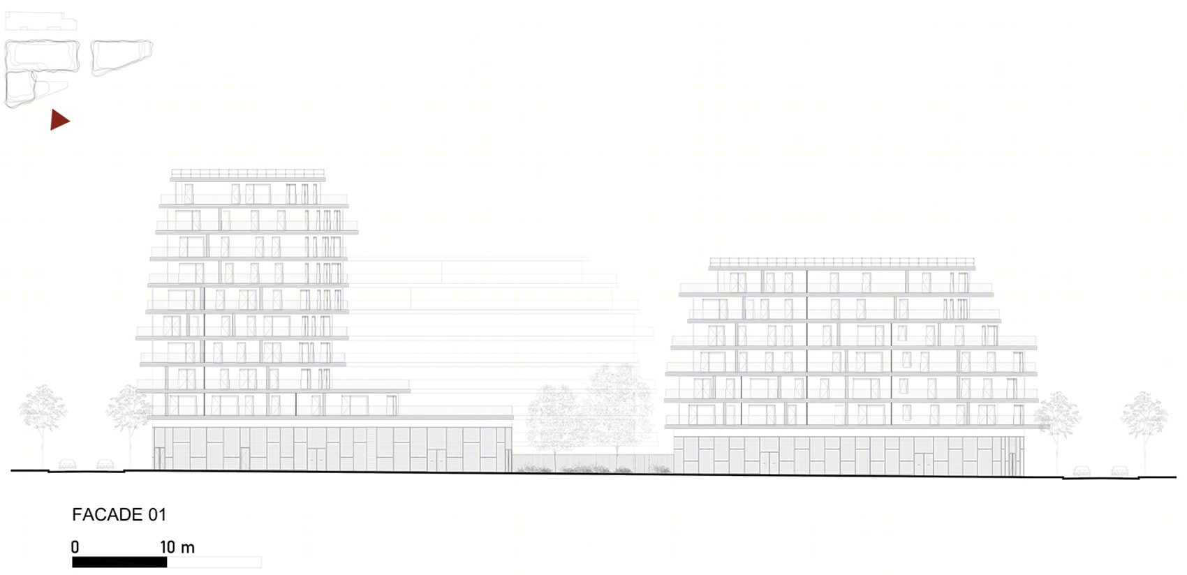 Courbes 公寓楼丨德国科隆丨Christophe Rousselle Architecte-55