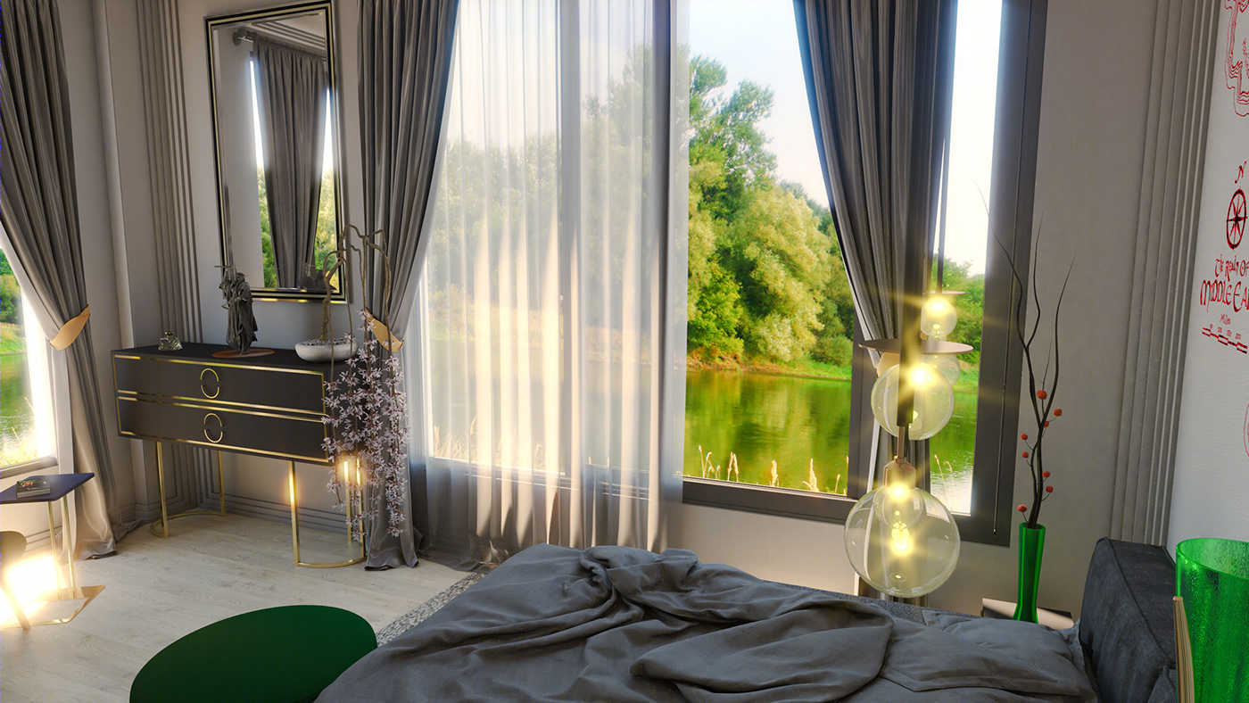 Anastasiya Gushchina丨公寓丨Art Nouveau-1