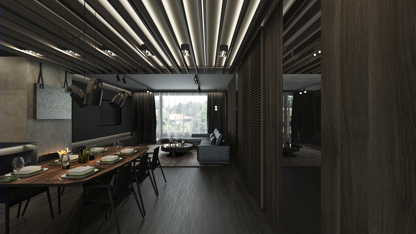 现代简约风公寓设计，舒适与品味的完美融合-9