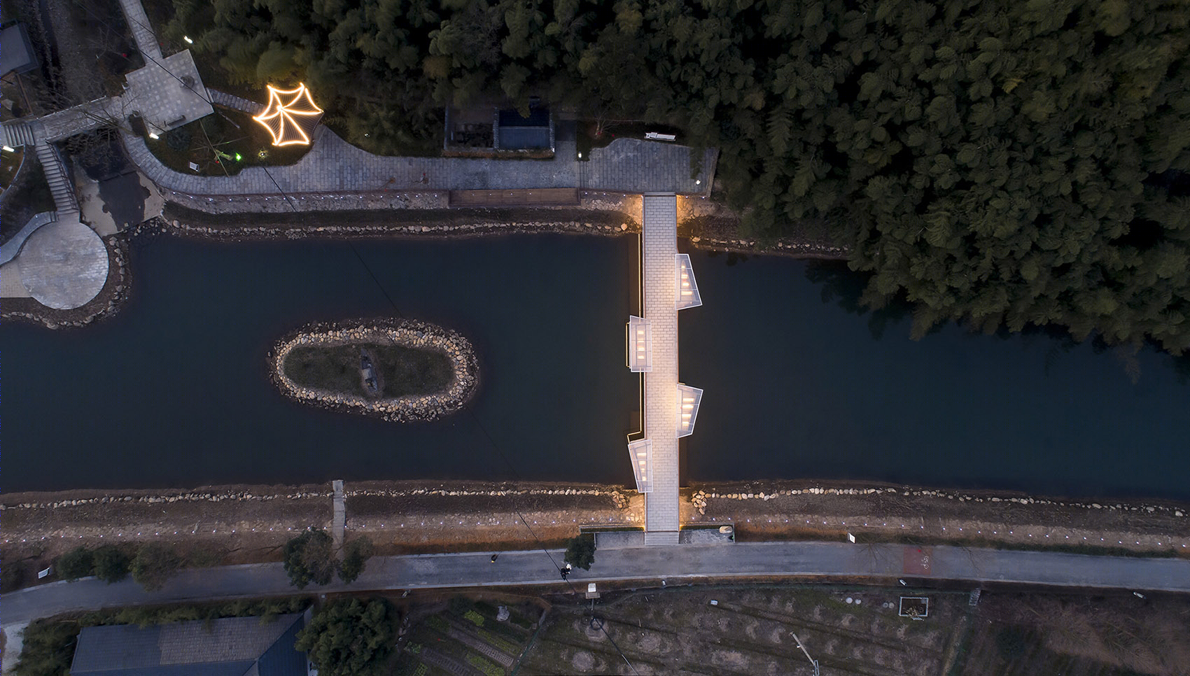 玉华村人行桥 | 针灸式设计激活乡村空间-58