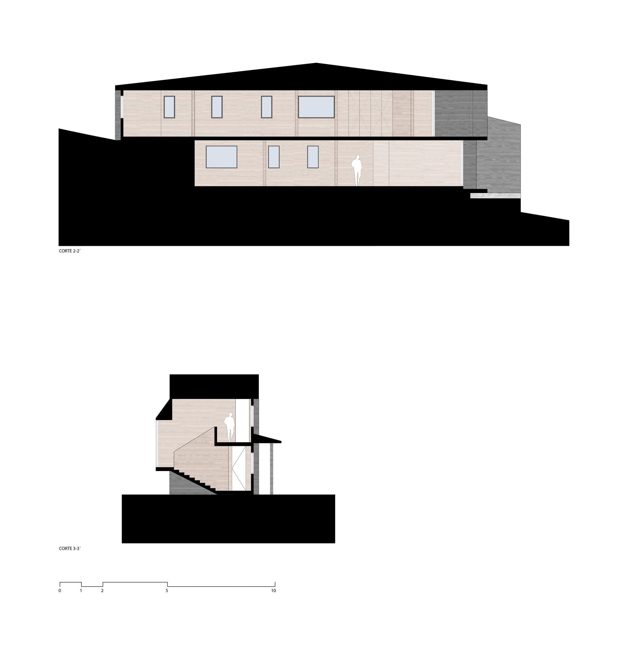 湖景双墅设计 | 智利 Lago Colico 项目-16
