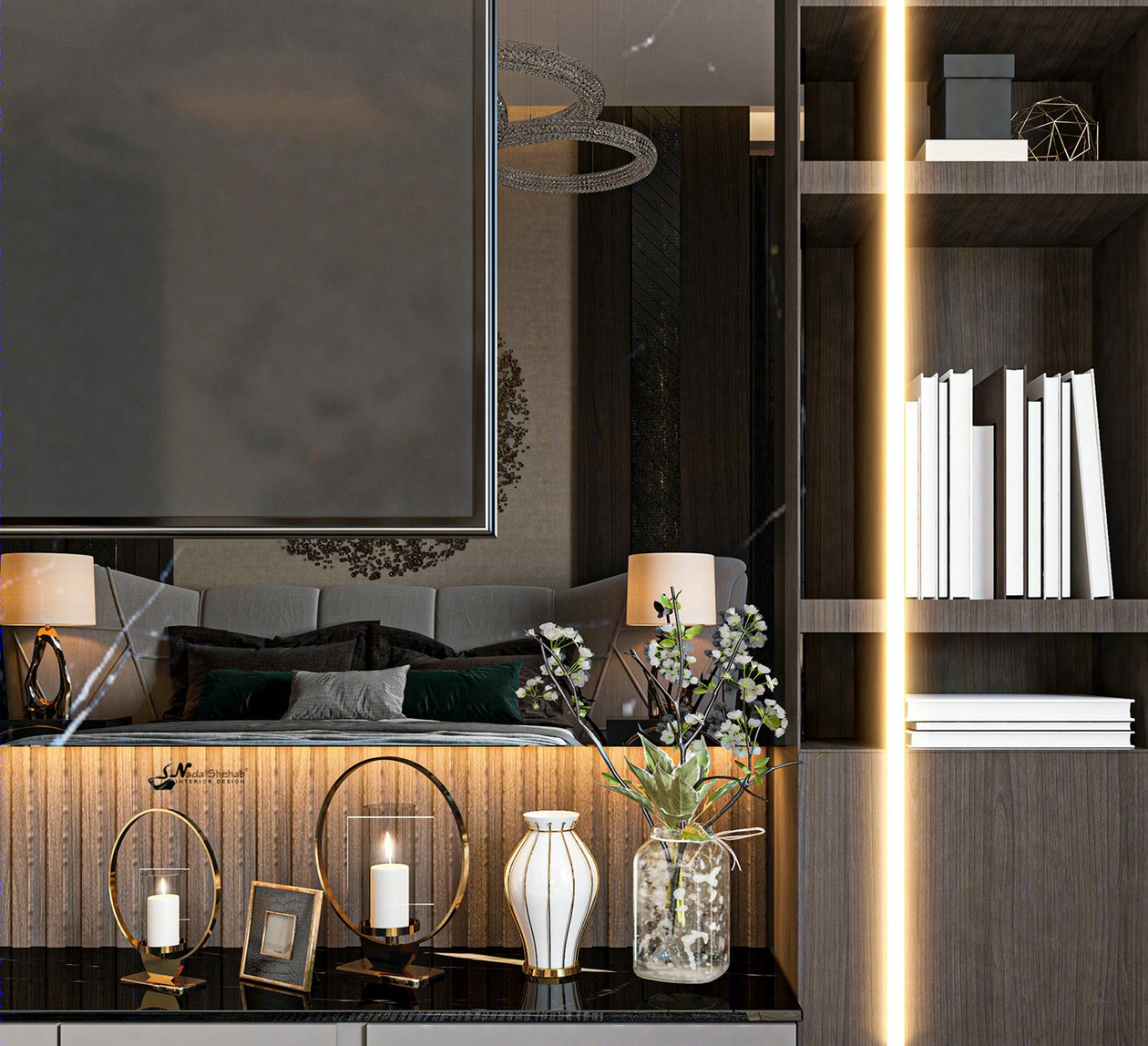 Nada Shehab 打造轻奢质感空间-32