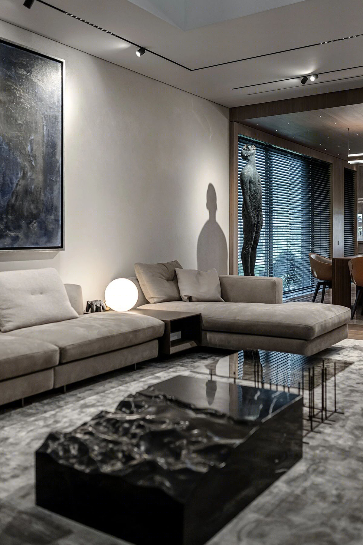 YODEZEEN Architects 打造 450㎡轻奢大宅,高级感十足-30