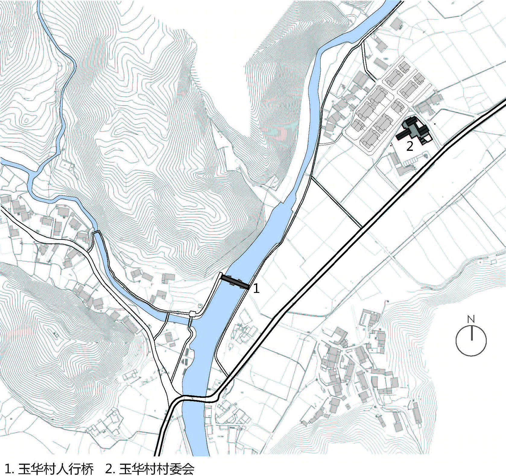 玉华村人行桥 | 针灸式设计激活乡村空间-60