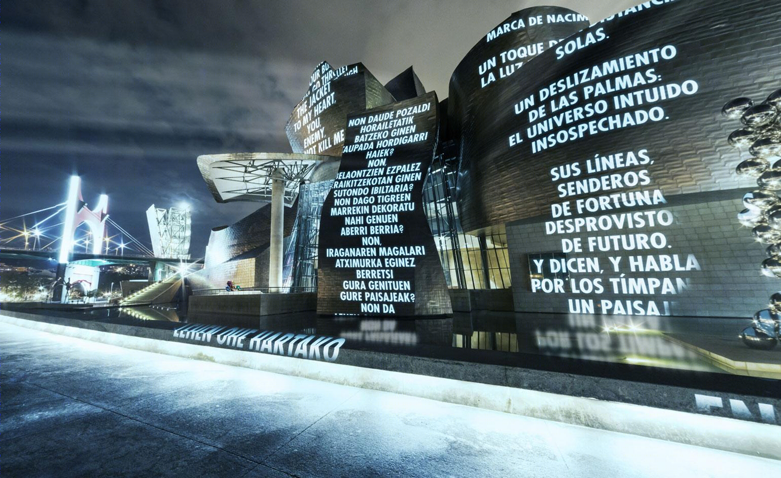 珍妮·霍尔泽的 Guggenheim Bilbao 惊艳 AR 艺术展-2