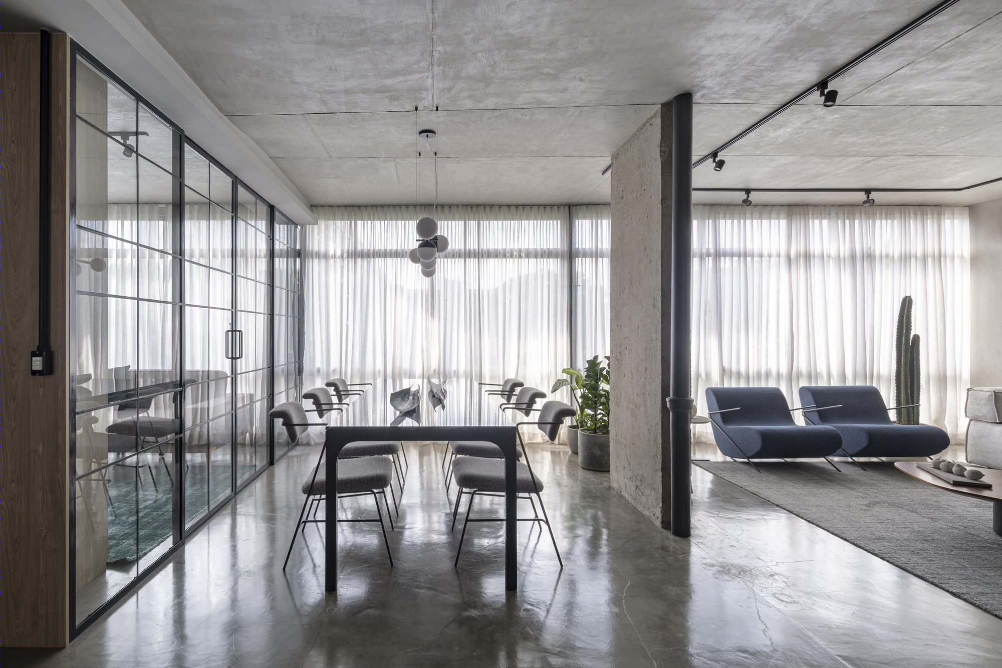 巴西 Merlot 公寓室内设计-3