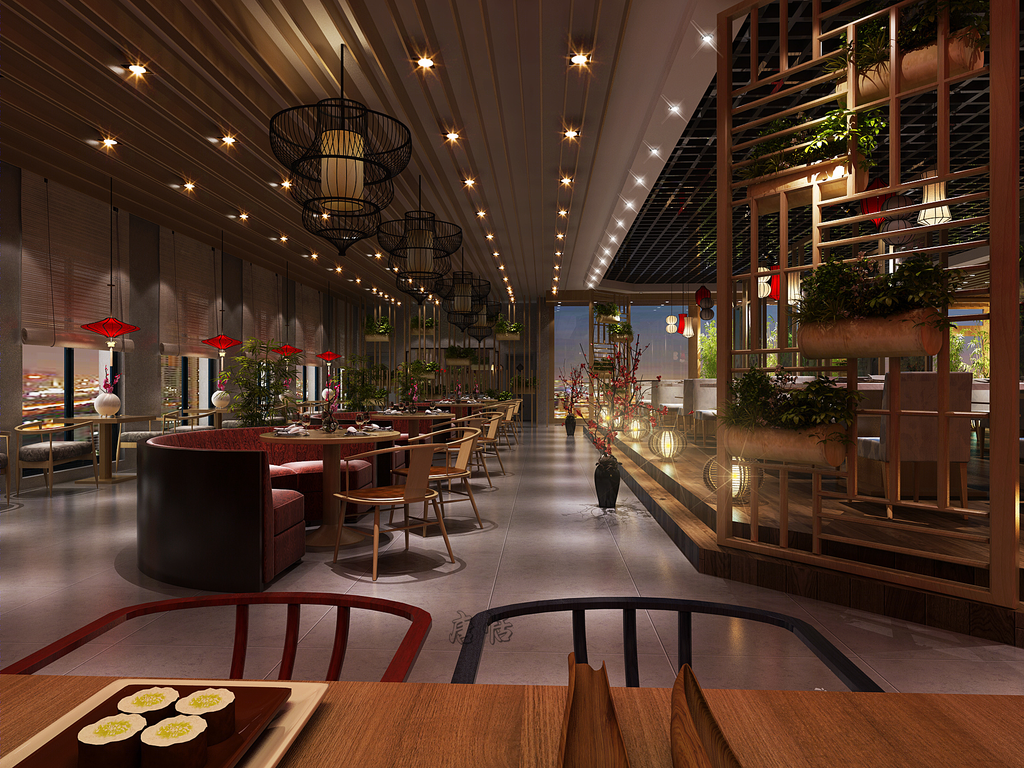 餐饮店效果图赏析                     -6