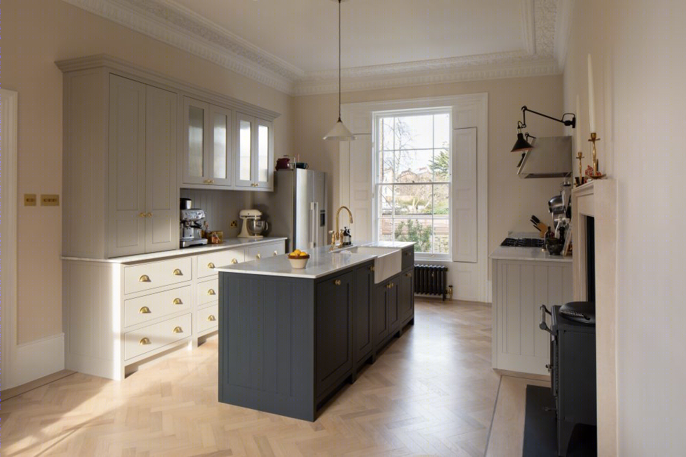 伦敦双立面格鲁吉亚风格住宅翻新-11