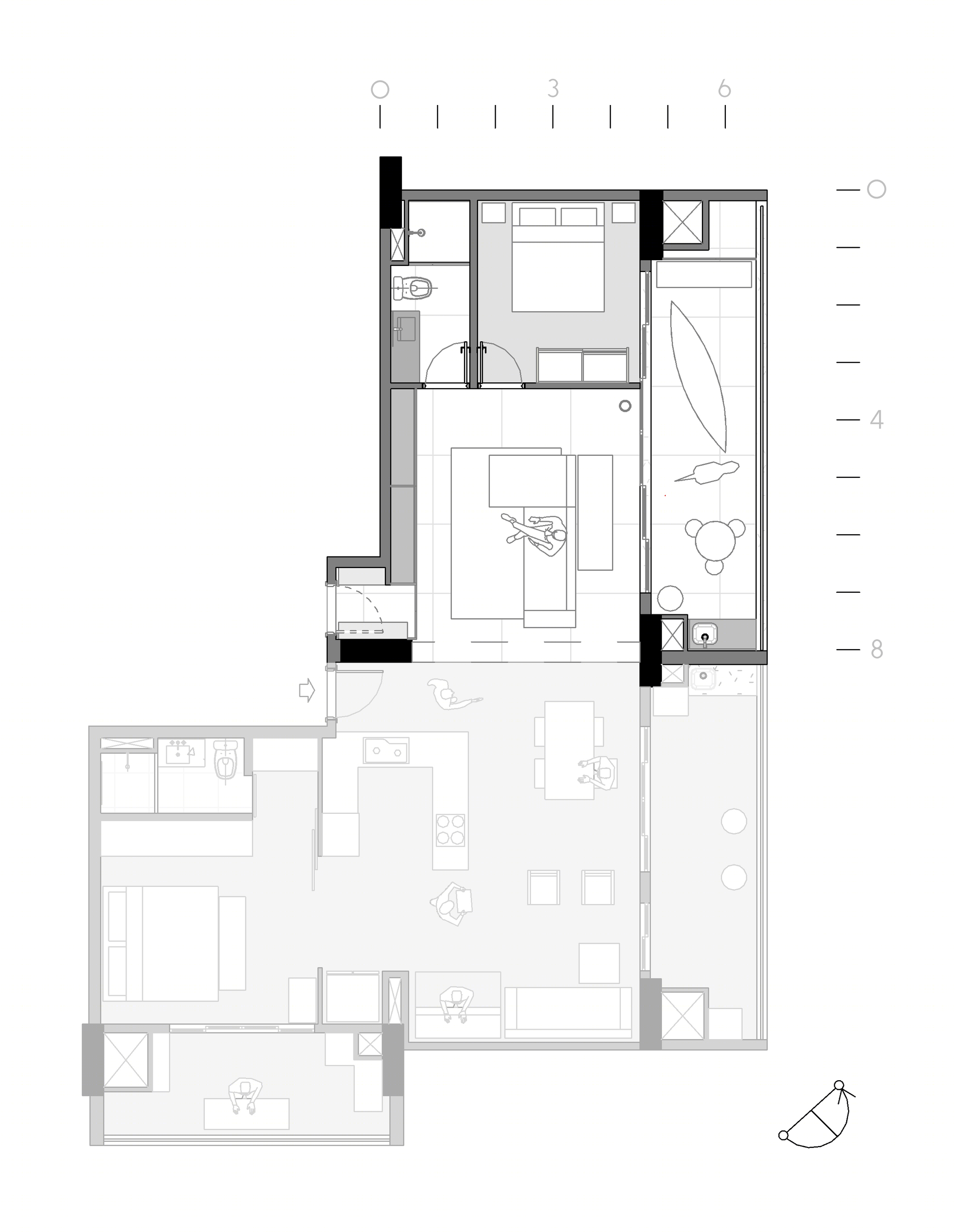 巴西公寓建筑的和谐统一-4