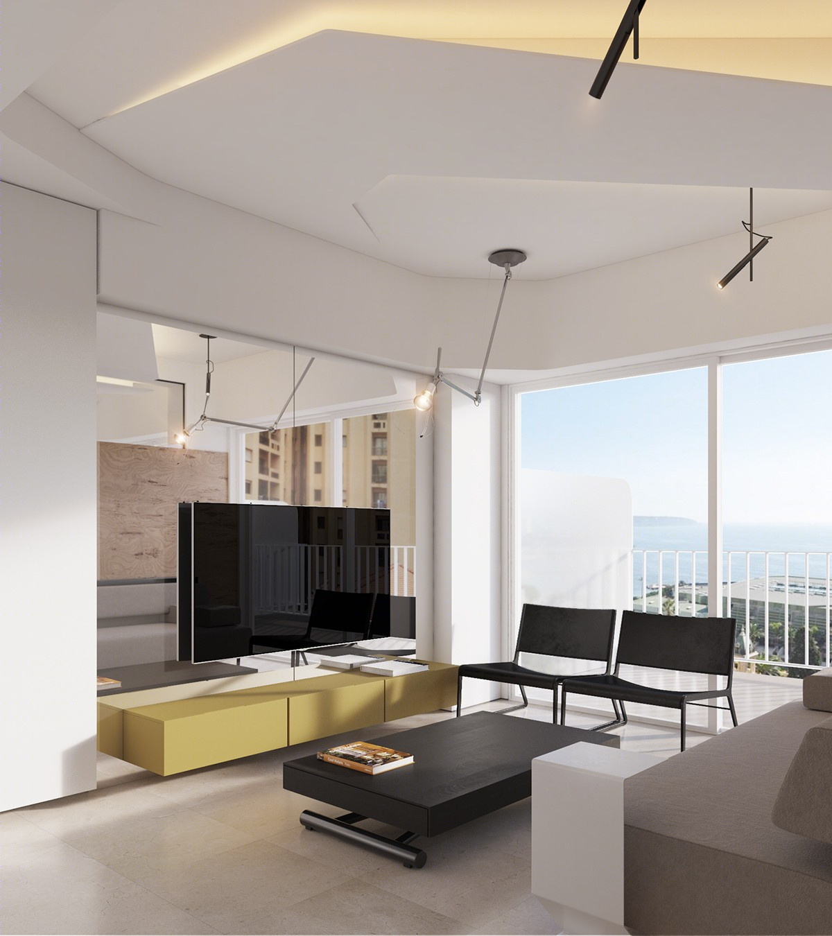 26m² 摩纳哥 Monaco Studio 工作室  Vlad Mishin-2