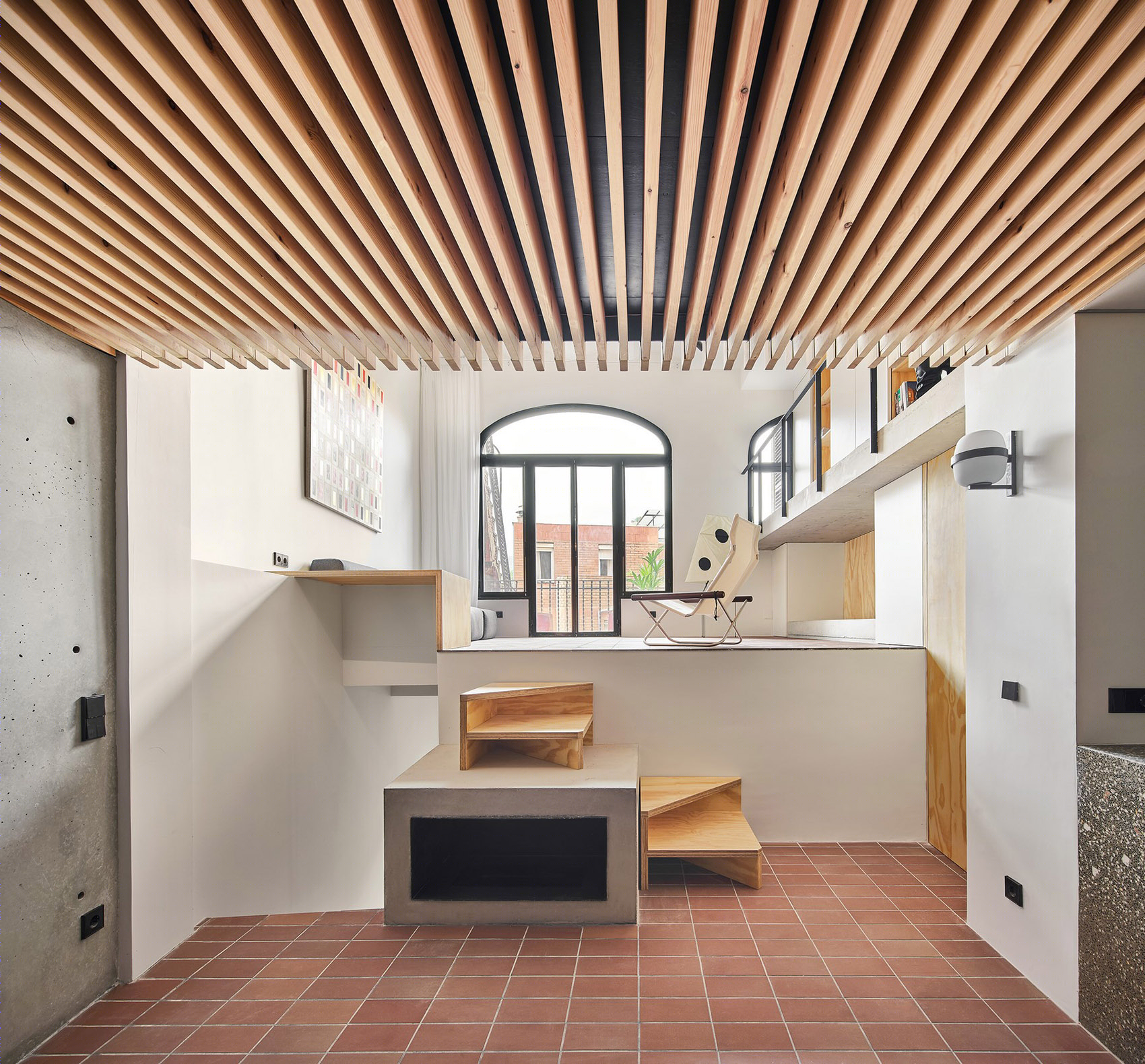 废墟中绽放的巴塞罗那“花”住宅-31