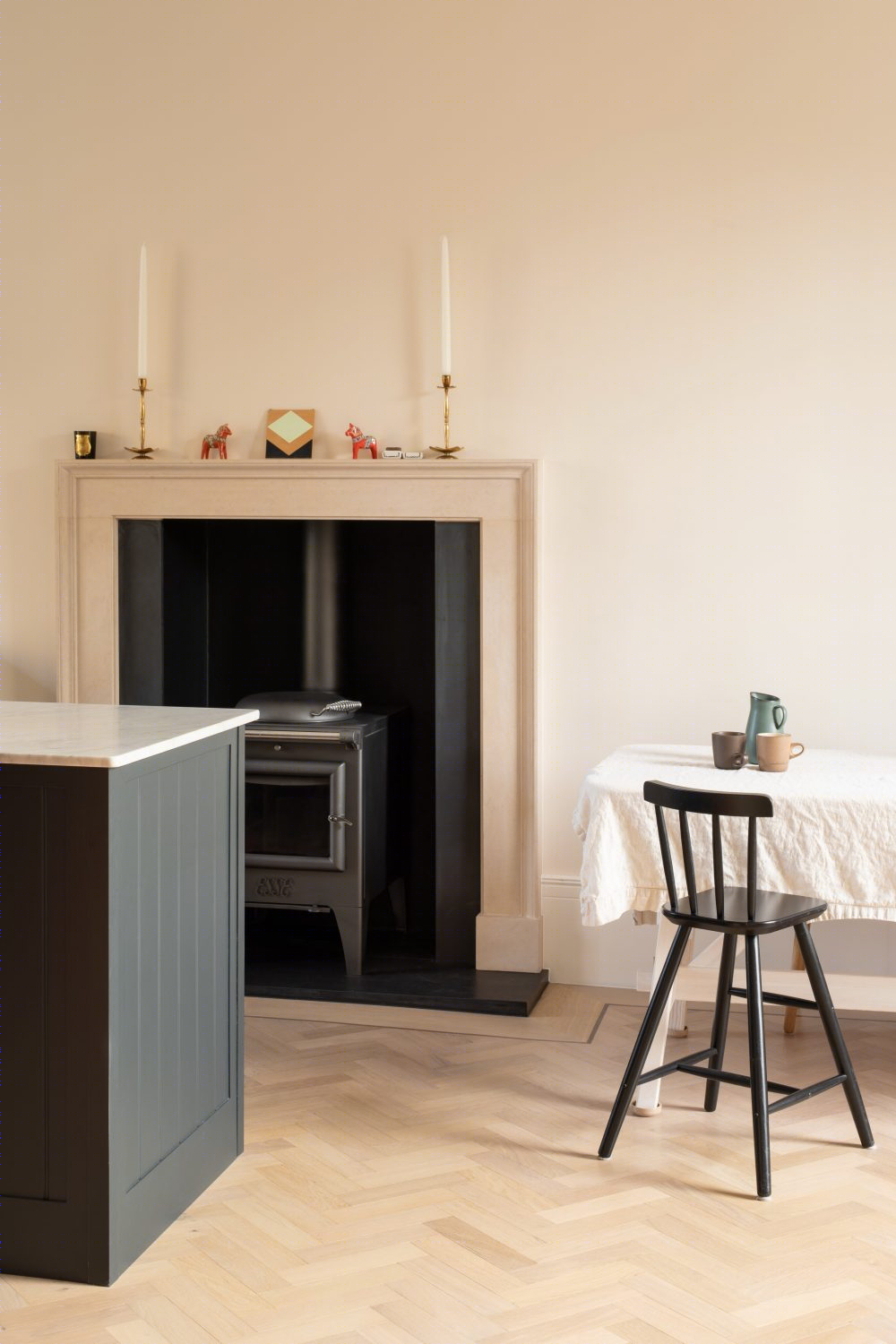 伦敦双立面格鲁吉亚风格住宅翻新-13