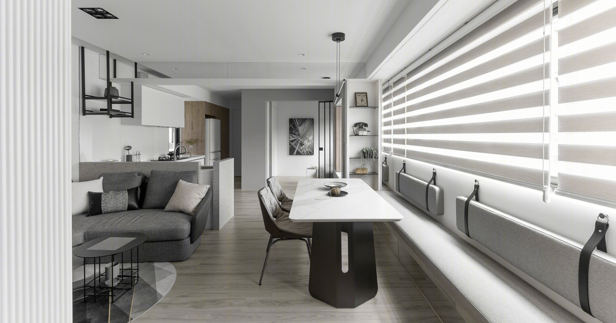 天坊设计--- 灰色系空间 藏不住的优雅气质-0