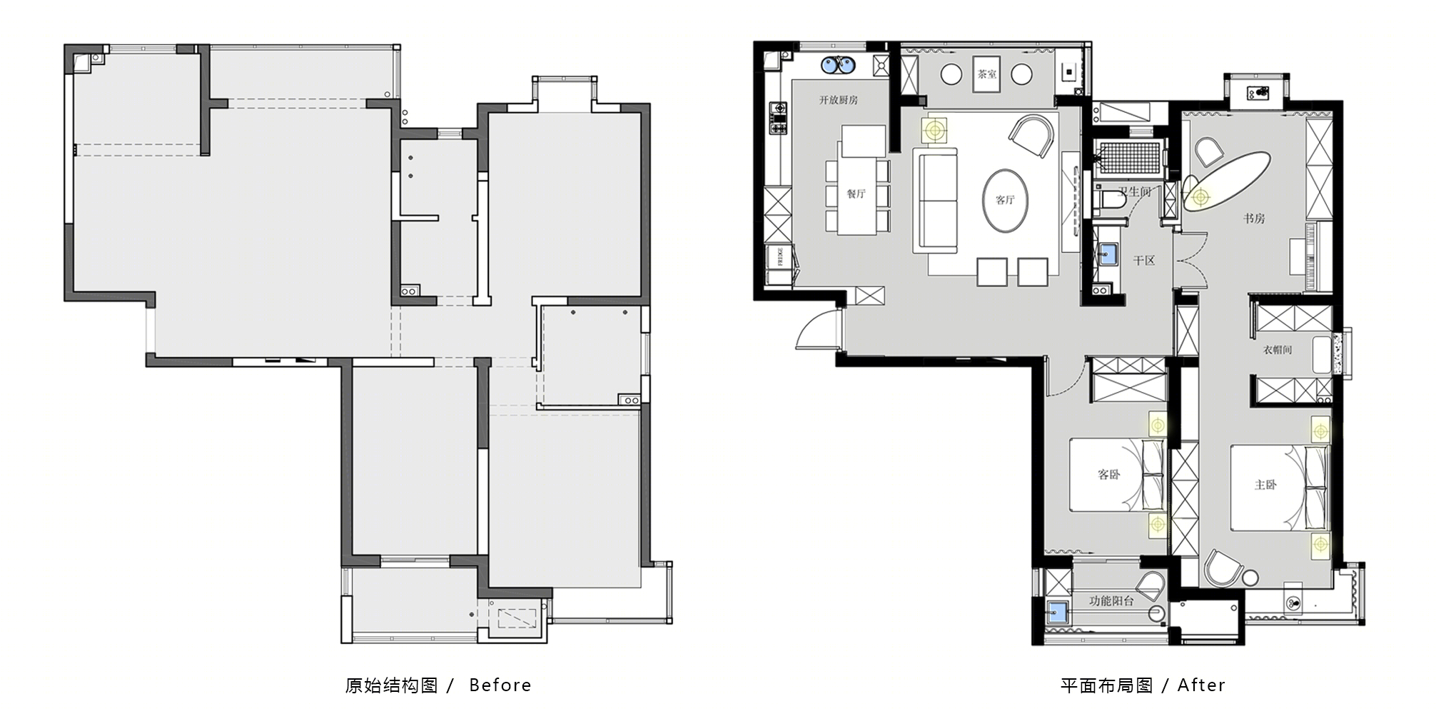 南京凤凰和熙 140㎡混搭风精致家居设计-16